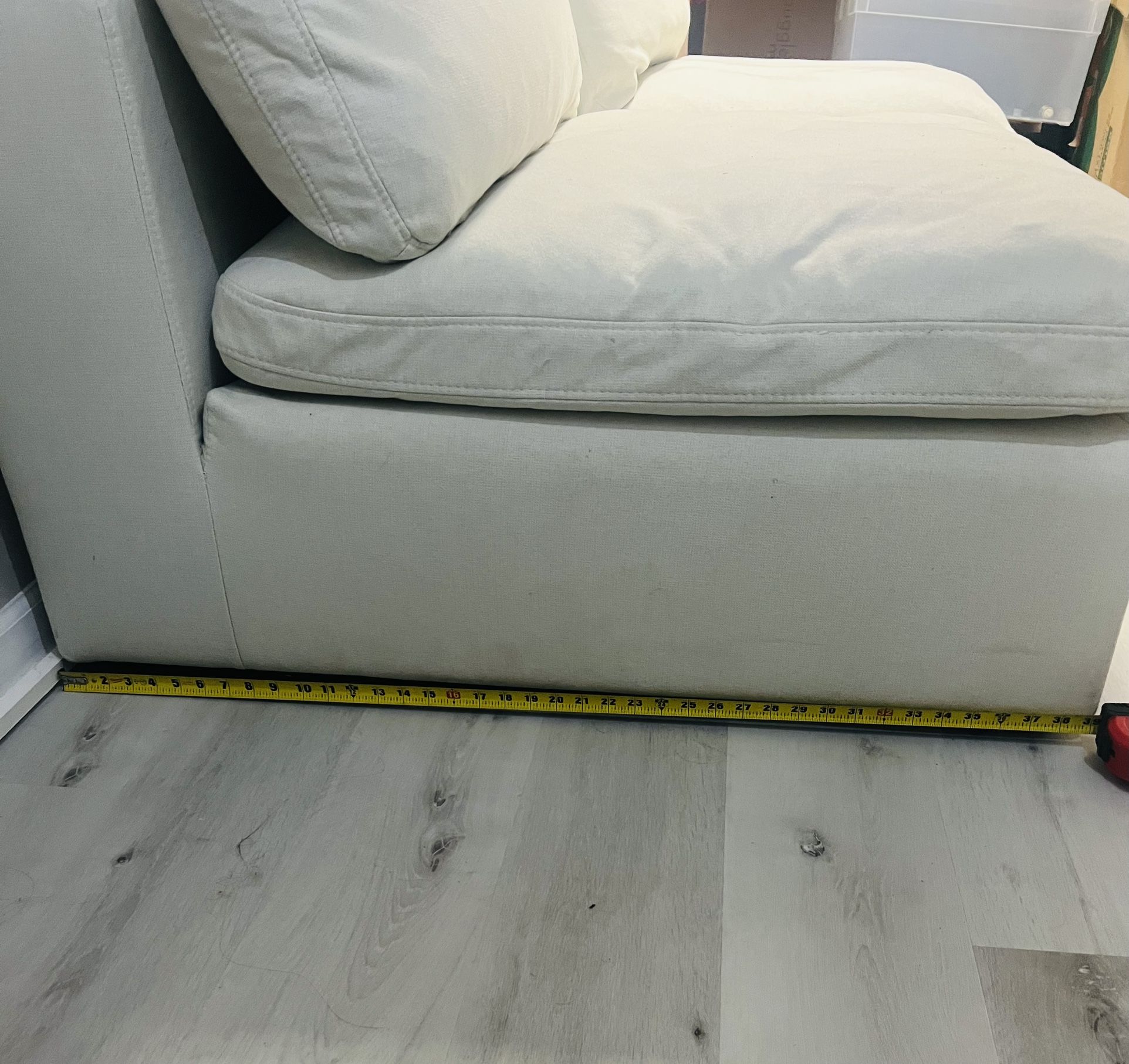 Couch or Converted To 2 Chairs