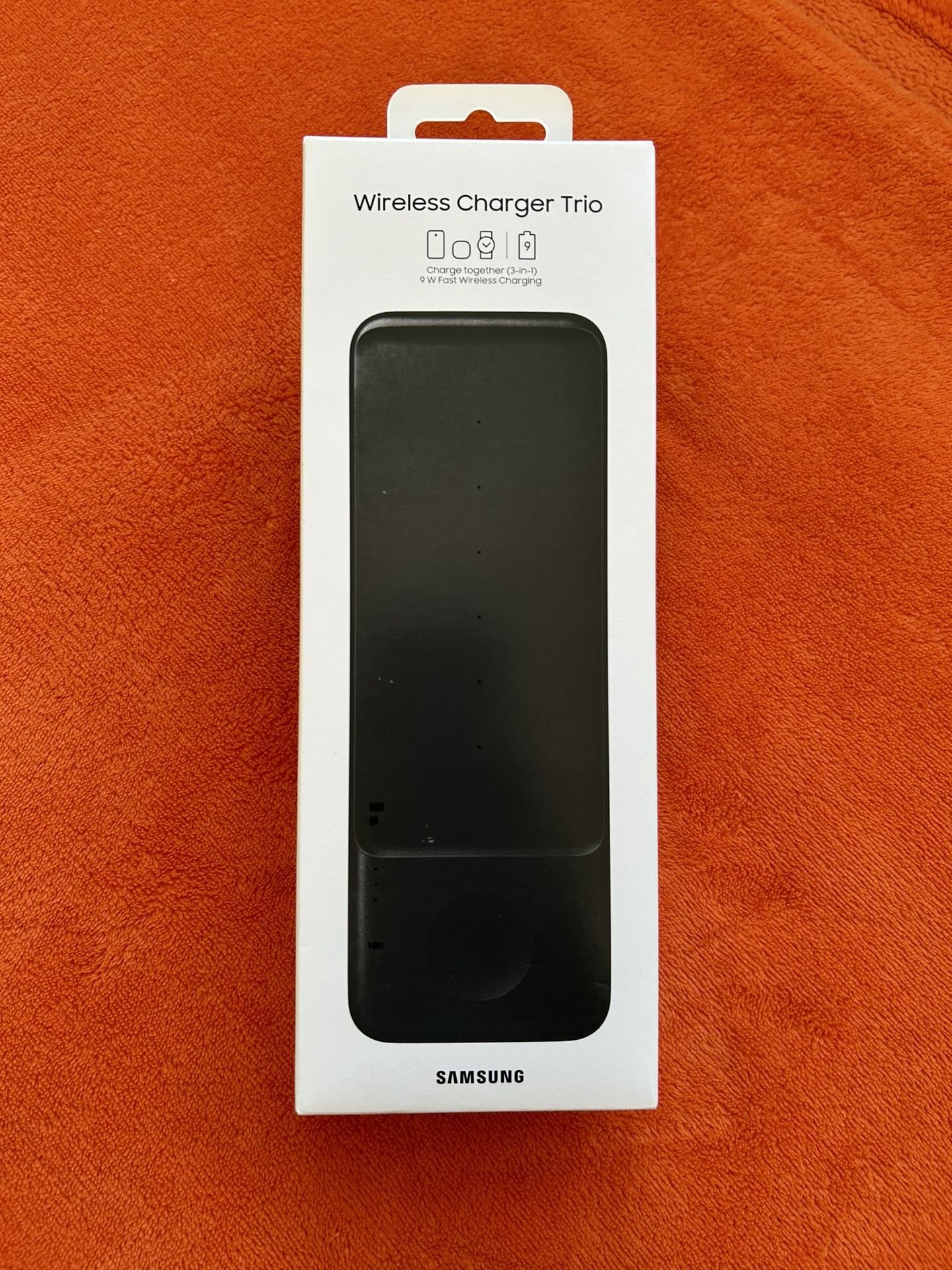 Samsung - Wireless Charger Pad Trio - Black