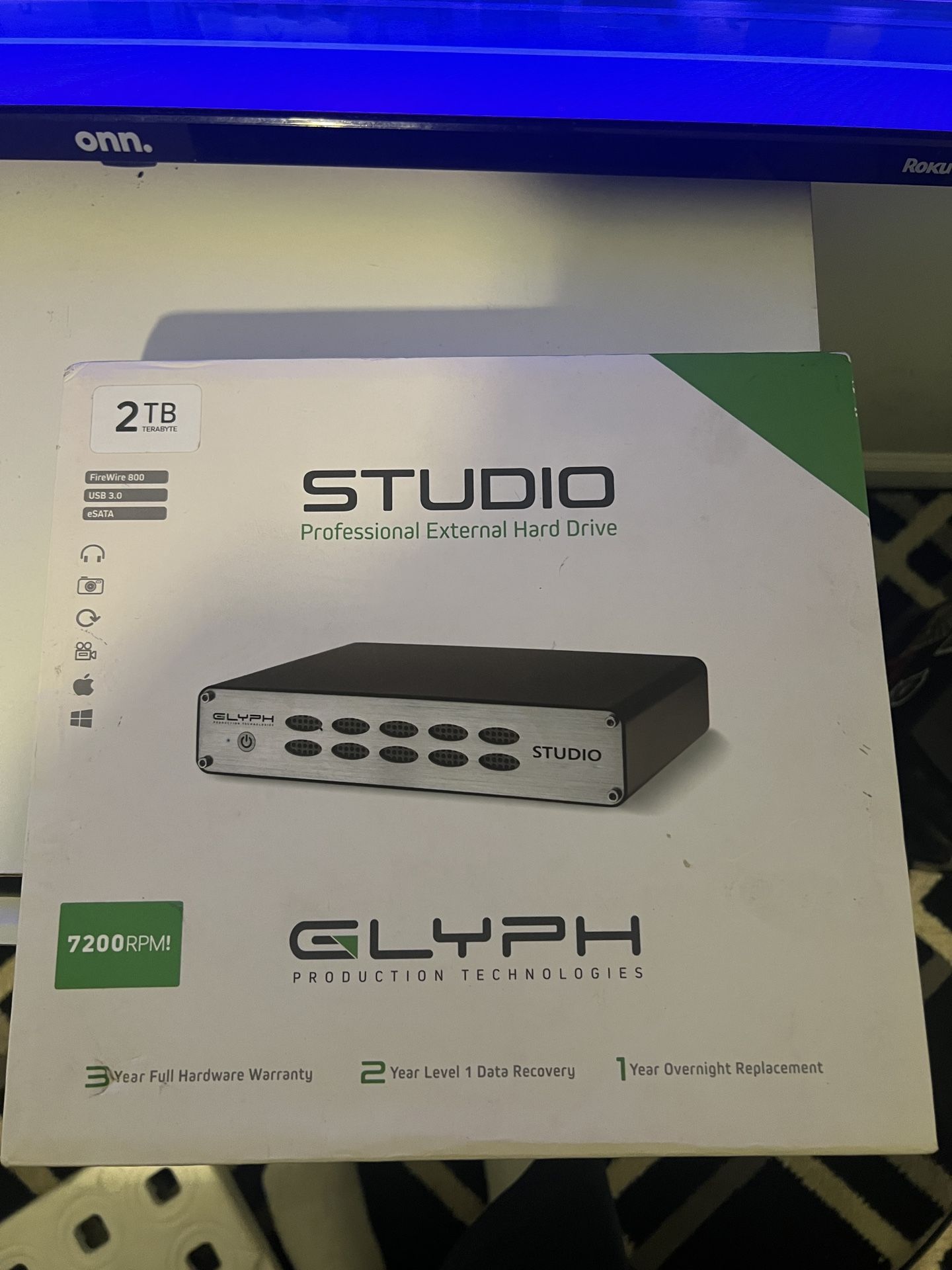 External hard Drive Glyph Studio 2TB