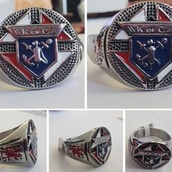 New Stainless Steel Knights Of Columbus Ring Size 12, 13, 15 AVAILABLE SHIPPING IS AVAILABLE 