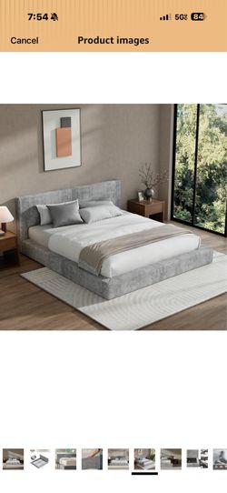 BRAND NEW RECCI UPHOLSTERED CLOUD KING SIZE BEDFRAME