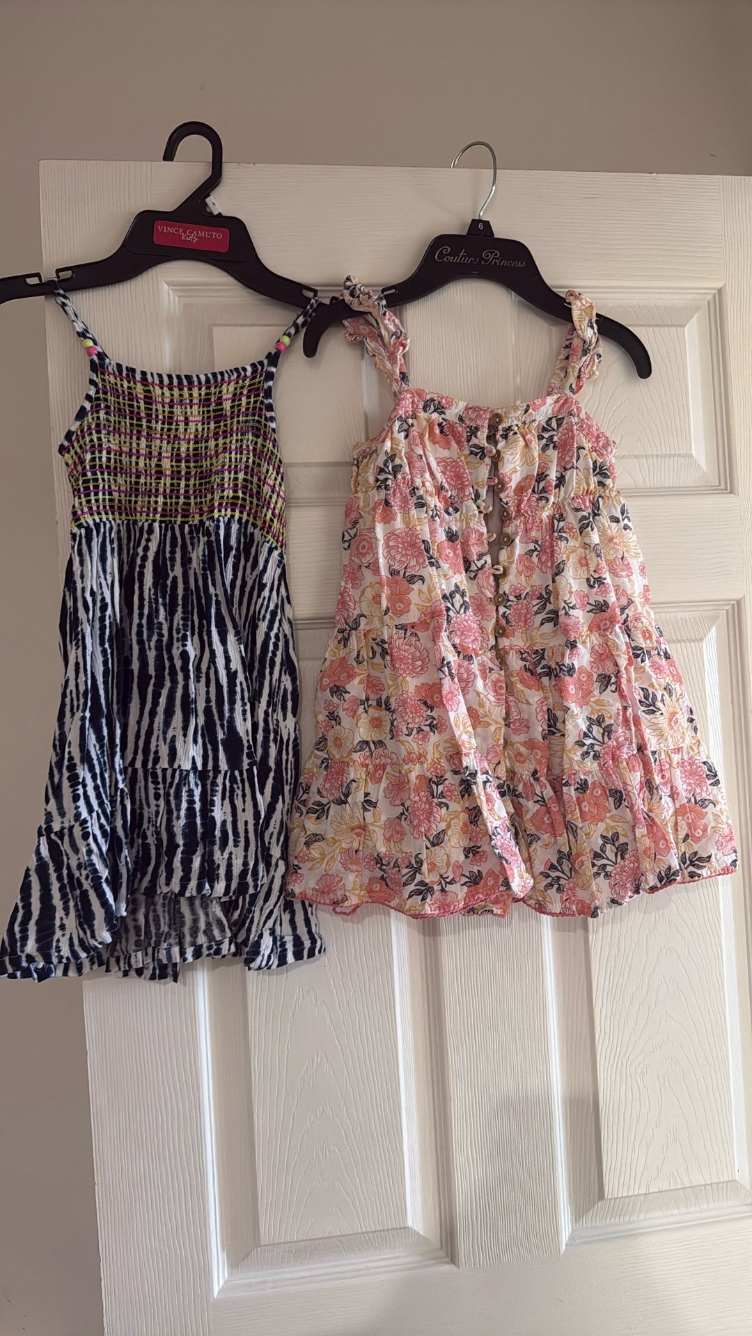 Size 5 Dress (blue Tie Die Dress ) Flower Dress Size 4