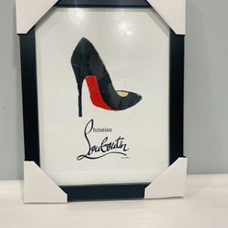 Limited Edition Fairchild Paris Signed Christian Louboutin Picture “14X18” Brand new  Black/red/white  100% authentic  Fast shipping