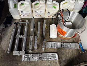 Soft Plastic Bait Making setup