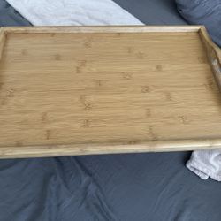 Collapsible Wood Tray Table