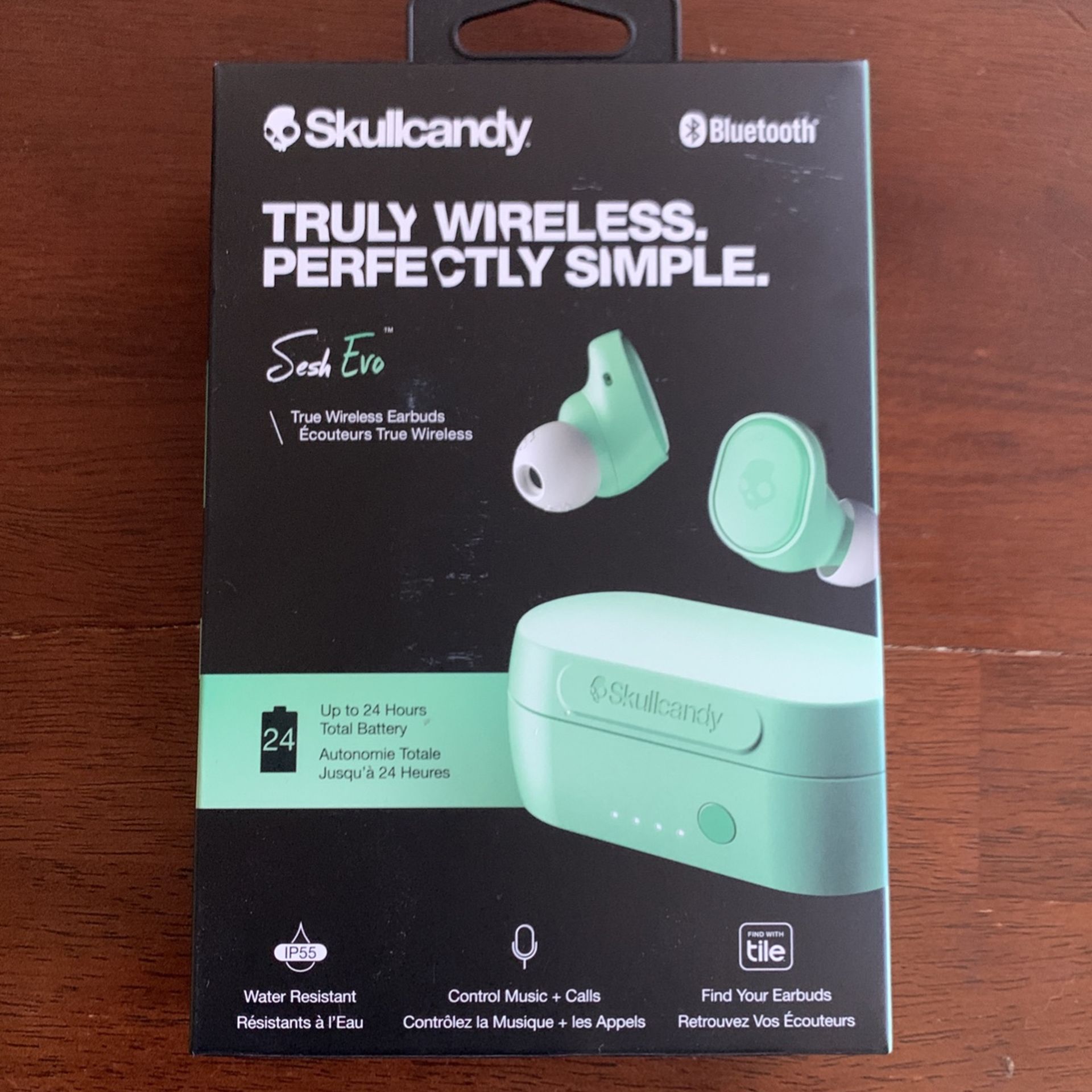 Skull candy Wireless Earbuds: Sesh Evo (mint)