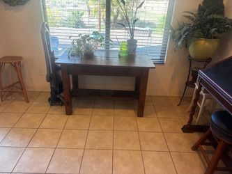Solid Wood Farmhouse Dining Table