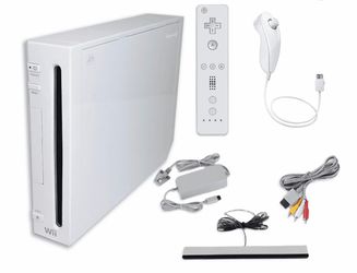 Wii Console + Controller + Nunchuck