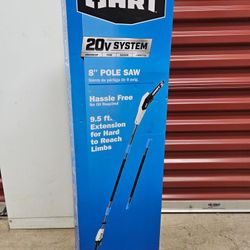 HART 20-Volt Cordless 8-Inch Pole Saw Kit Battery Included