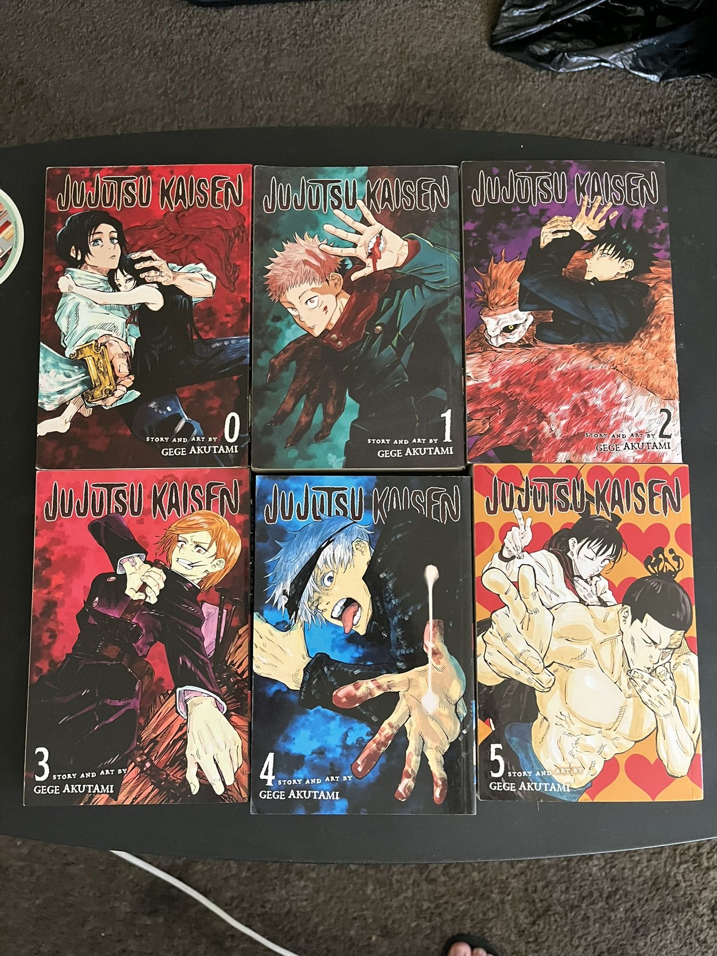 Jujutsu Kaisen Mangas 0-5  