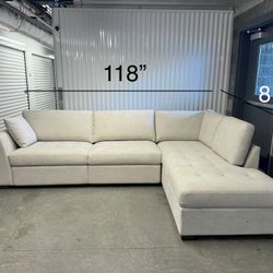 Brand new Thomasville 2 pc Sectional Sofa with Power Footrest - Delivery available 