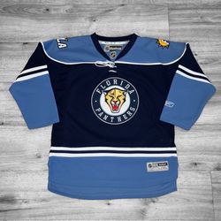 Youth 2010 Florida Panthers Blue Alternate Reebok Jersey XL