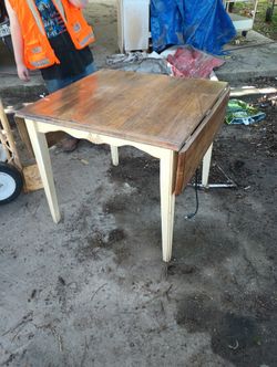 Apartment Size Kitchen Table All Wood Looks Great