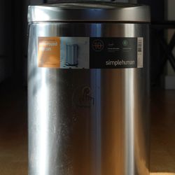 Simple Human Trash Bin Unused 10 Litre
