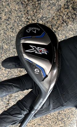 Callaway XR16 6 Hybrid Iron hyper speed 28° OS Fubuki AT55x5ct R-Flex Mitsubishi Graphite shaft right Handed 39 inches long