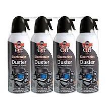 Falcon Dust-Off Electronics Compressed Gas Duster, 10oz - 4 Pack