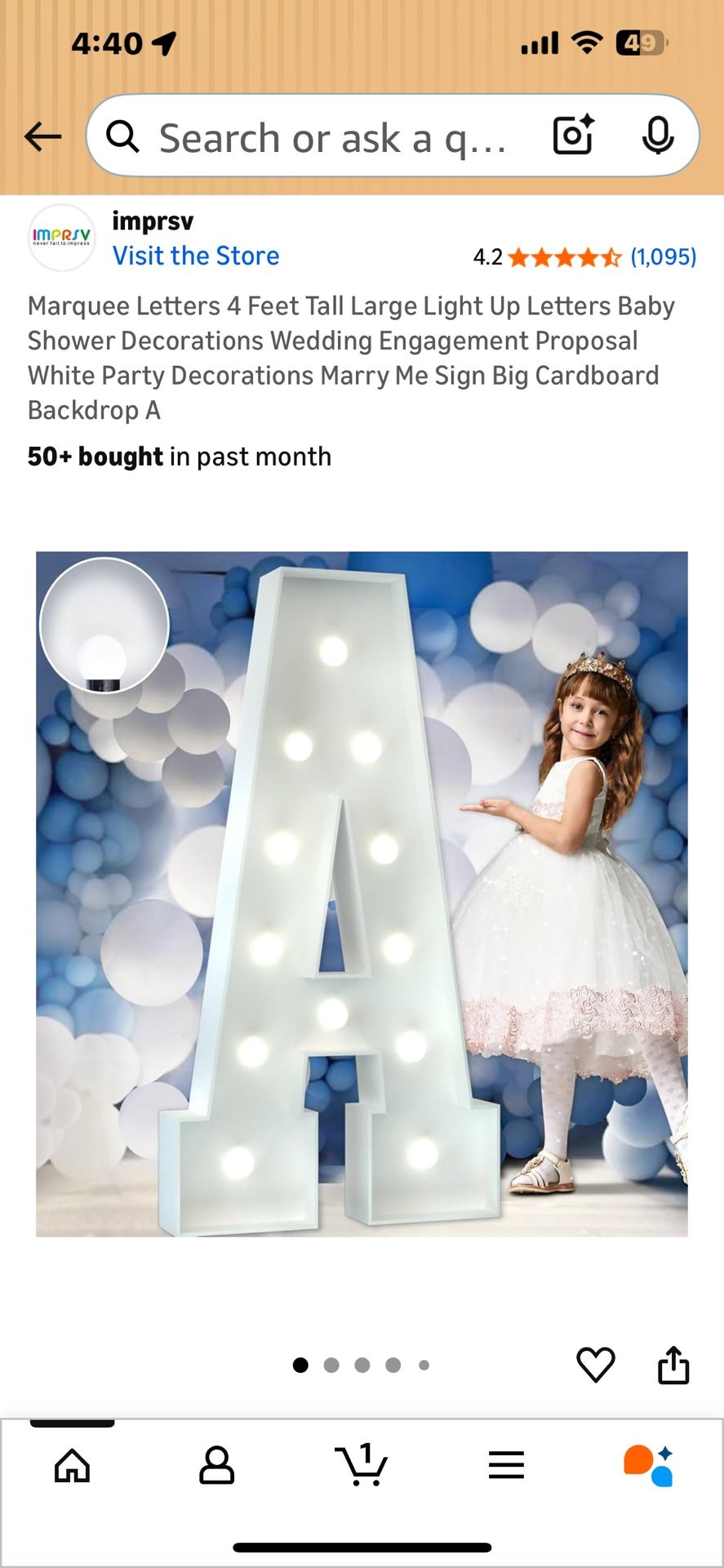 LED letter already built no hustle