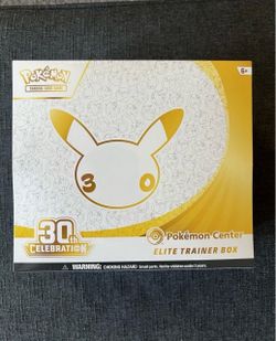 Pokemon center 30th celebration elite trainer box