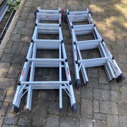 2 Little Giant Ladder 22 And 17 Reach 
