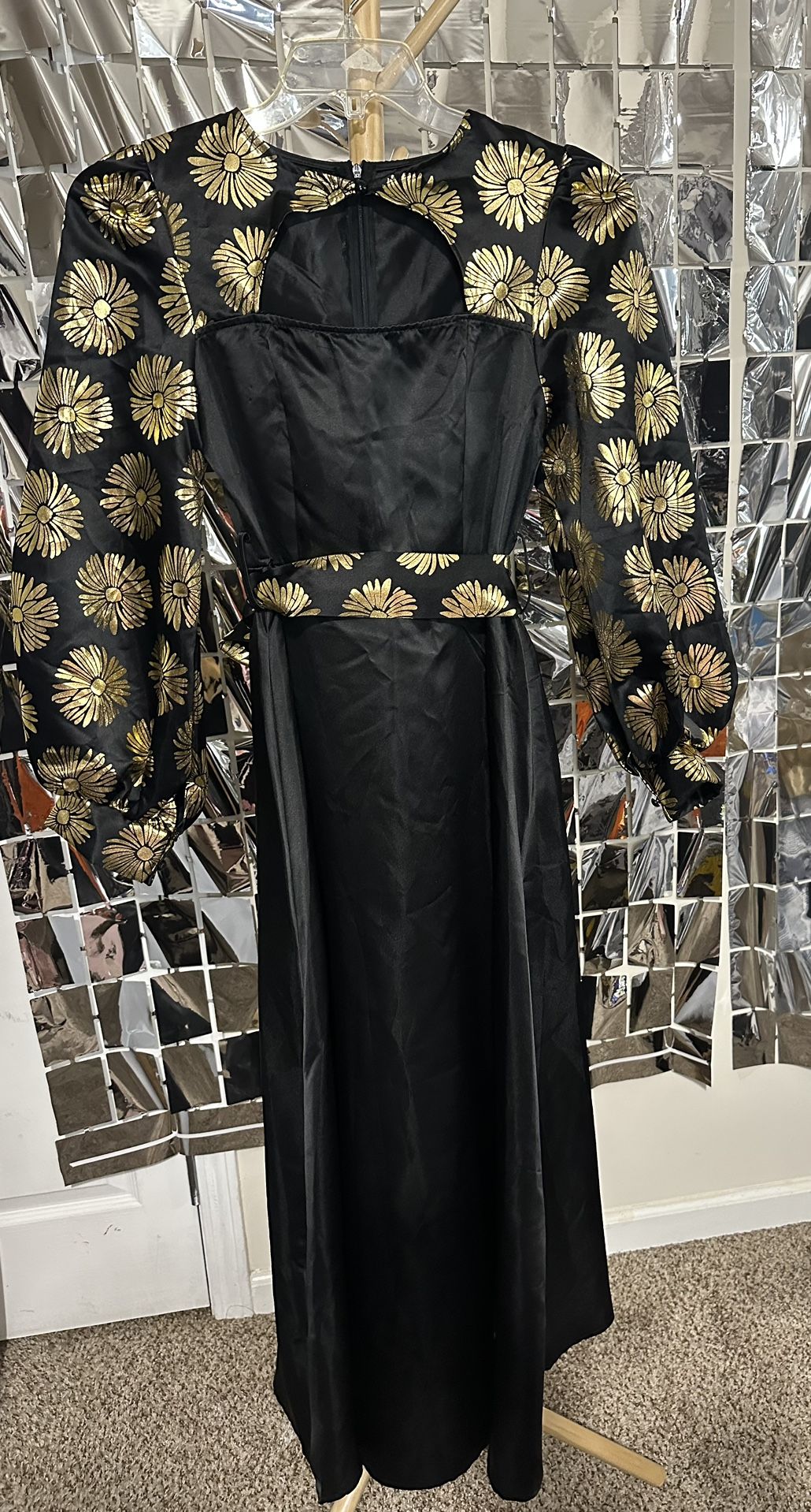 Black And Gold Gown