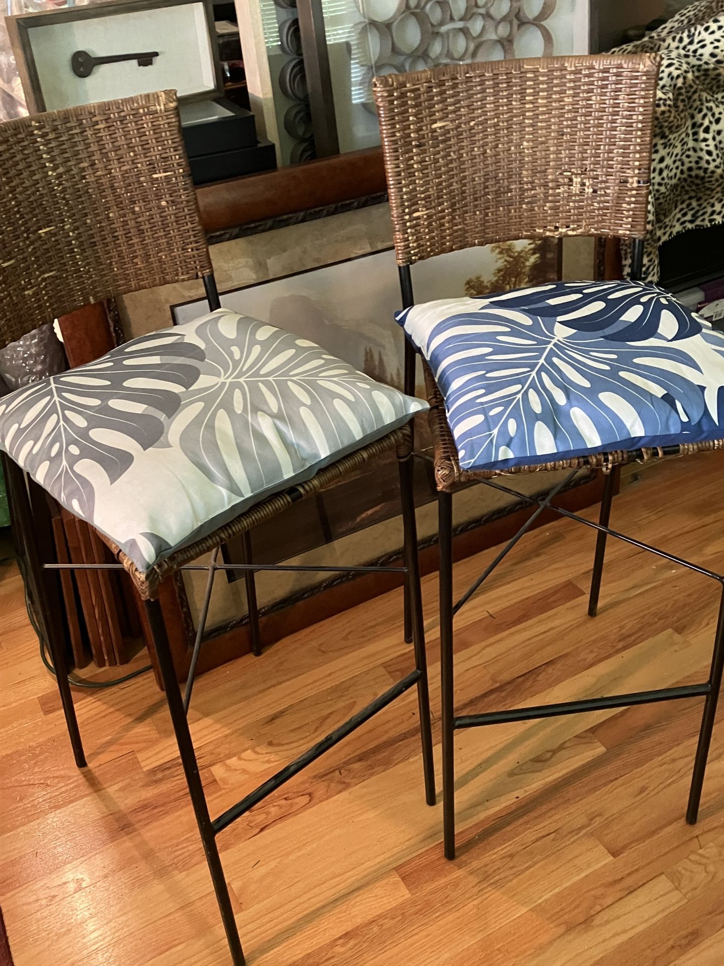 Pair of Tall Bar Stools