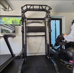 Vesta Pro Series 2in1 Squat Rack | Functional Trainer | 400lb Weight Stack | Commercial Grade | Gym Equipment | FREE DELIVERY🚚 🔴