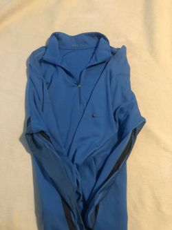 Nike Men’s Women’s Golf Quarter ZIP Jacket Blue