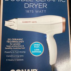 CONAIR DOUBLE CERAMIC DRYER 1875 WATT