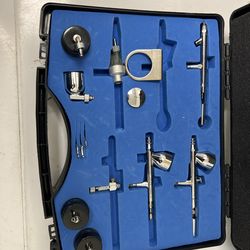 Airbrush Artist Estate Package – Premium Iwata Setup, Dual Compressors, 100+ Paints, Brushes & More!