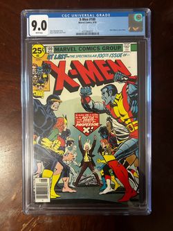 MARVEL UNCANNY XMEN #100 KEY! CGC 9.0 SLAB - WHITE PAGES