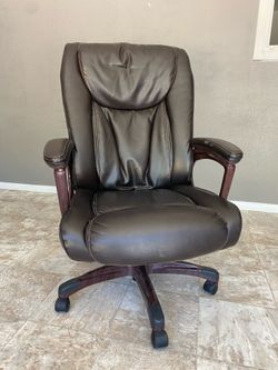 Office chair and green  velvet bar stool