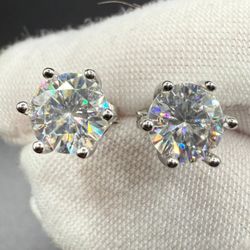 Moissanite Earrings 