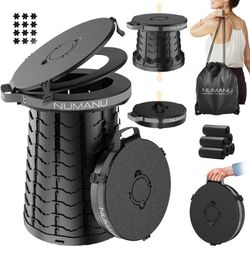 🧻BARE NECESSITIES🧻  19.7" XXL 3IN1 Portable Toilet, Stool, Trash Can | Adjustable Height Portable Potty, Foldable Travel Toilet with Lid & Waste Bag