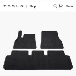 New, Sealed OEM Tesla Model S Floor Mats Part #1565563-00-B
