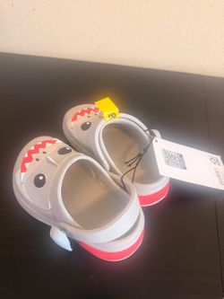 Brand new kids sharks sandals, Sizes 7T & 8T cute & comfortable.