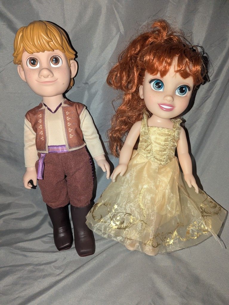 Frozens' Kristoff & Anna Doll Set