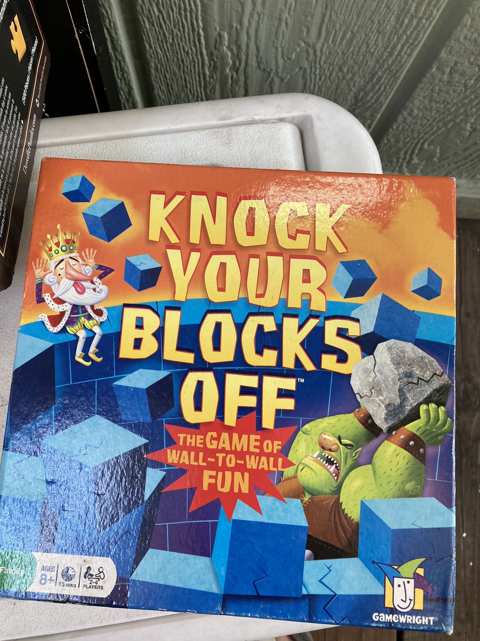 Knock your blocks off board game 