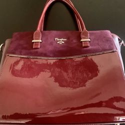 Burgundy purse