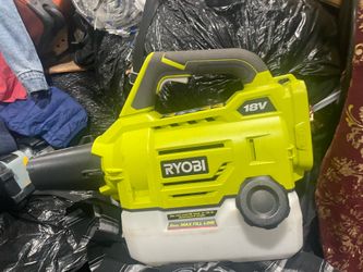his item is a Ryobi ONE+ 18V Cordless Fogger/Mister with a 0.5-gallon translucent tank.
