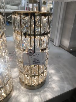Home Goods Glamorous Table Crystal Lamp