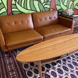 Sofa - Mid Century Modern - Opens To Sleeper 