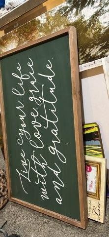 Tons Of Different Decorative Frames Bought At Hobby Lobby