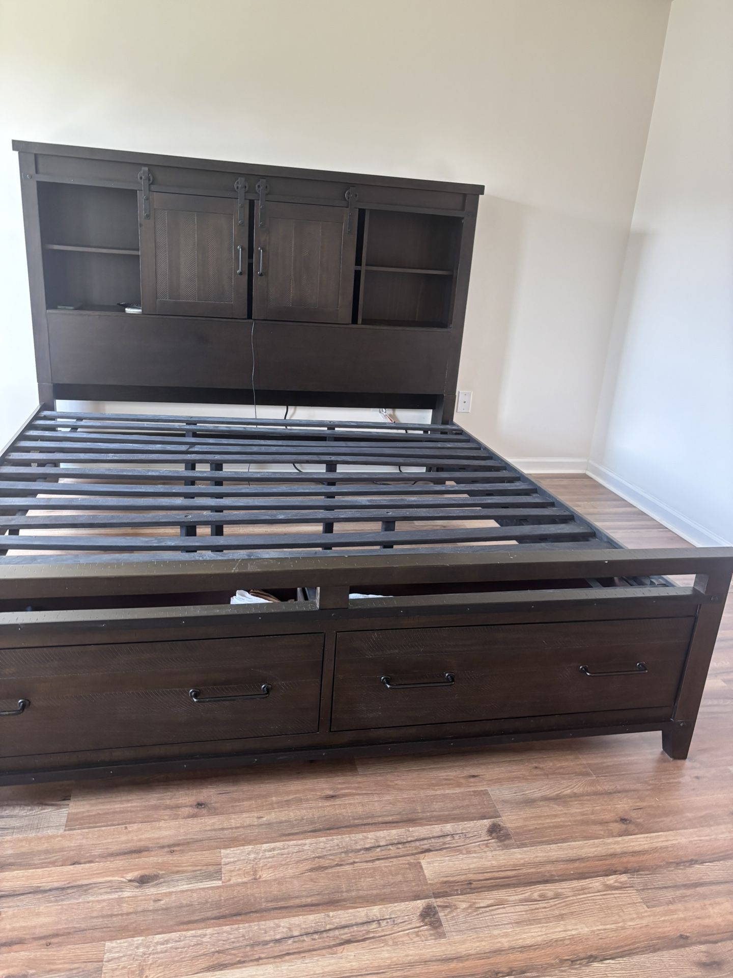 King Size Bed Frame, Headboard and Footboard