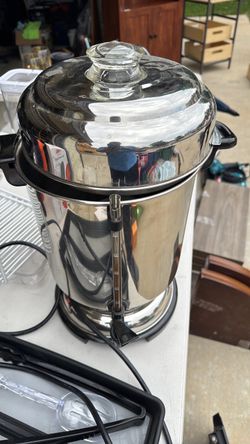 Large Stainless Steel Electric Coffee Urn