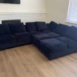 Black Sectional Couch