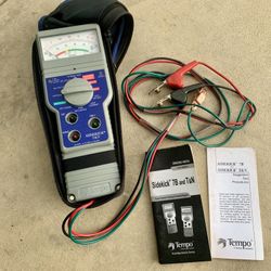 Tempo Sidekick T&N Cable Transmission & Noise Tester with case NICE!