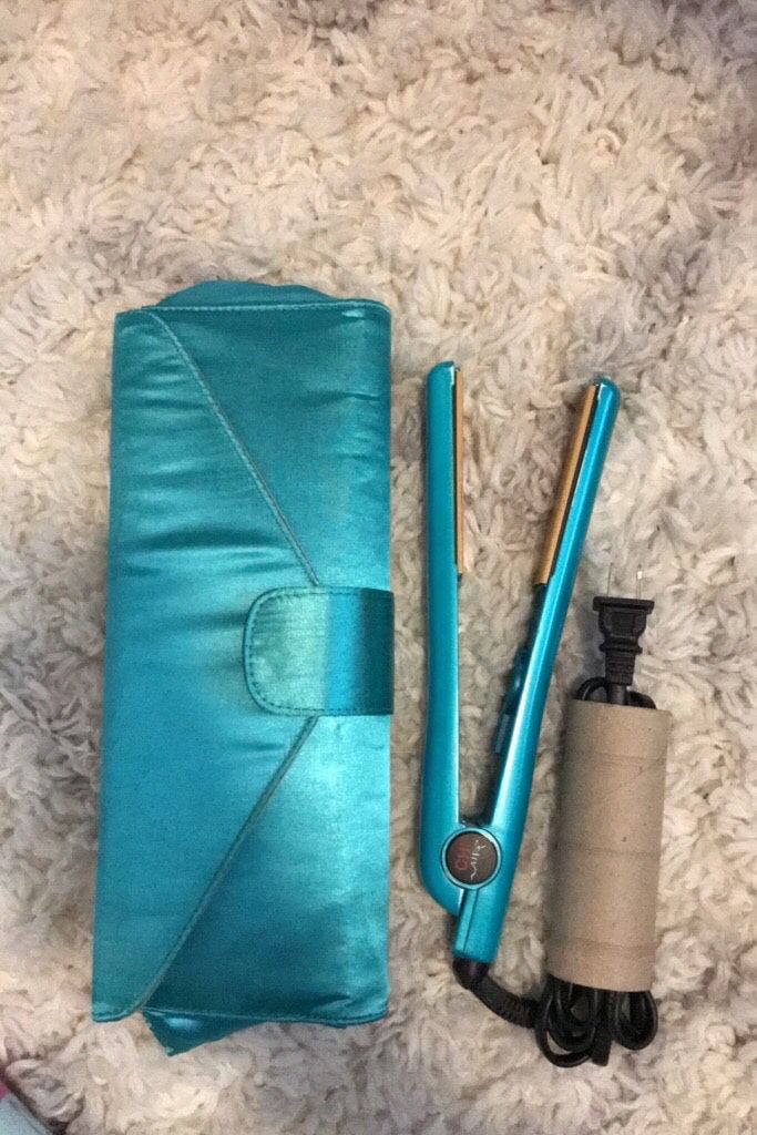 Teal Chi Hair Straightener with Travel Case