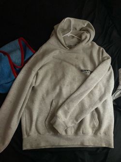Grey essentials hoodie