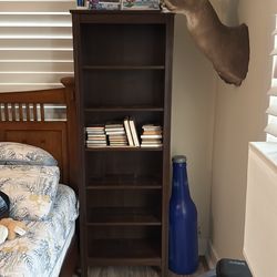 Brown Wooden Bookshelf