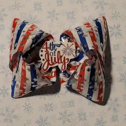 4th Of July Boutique Handmade Hairbows Available